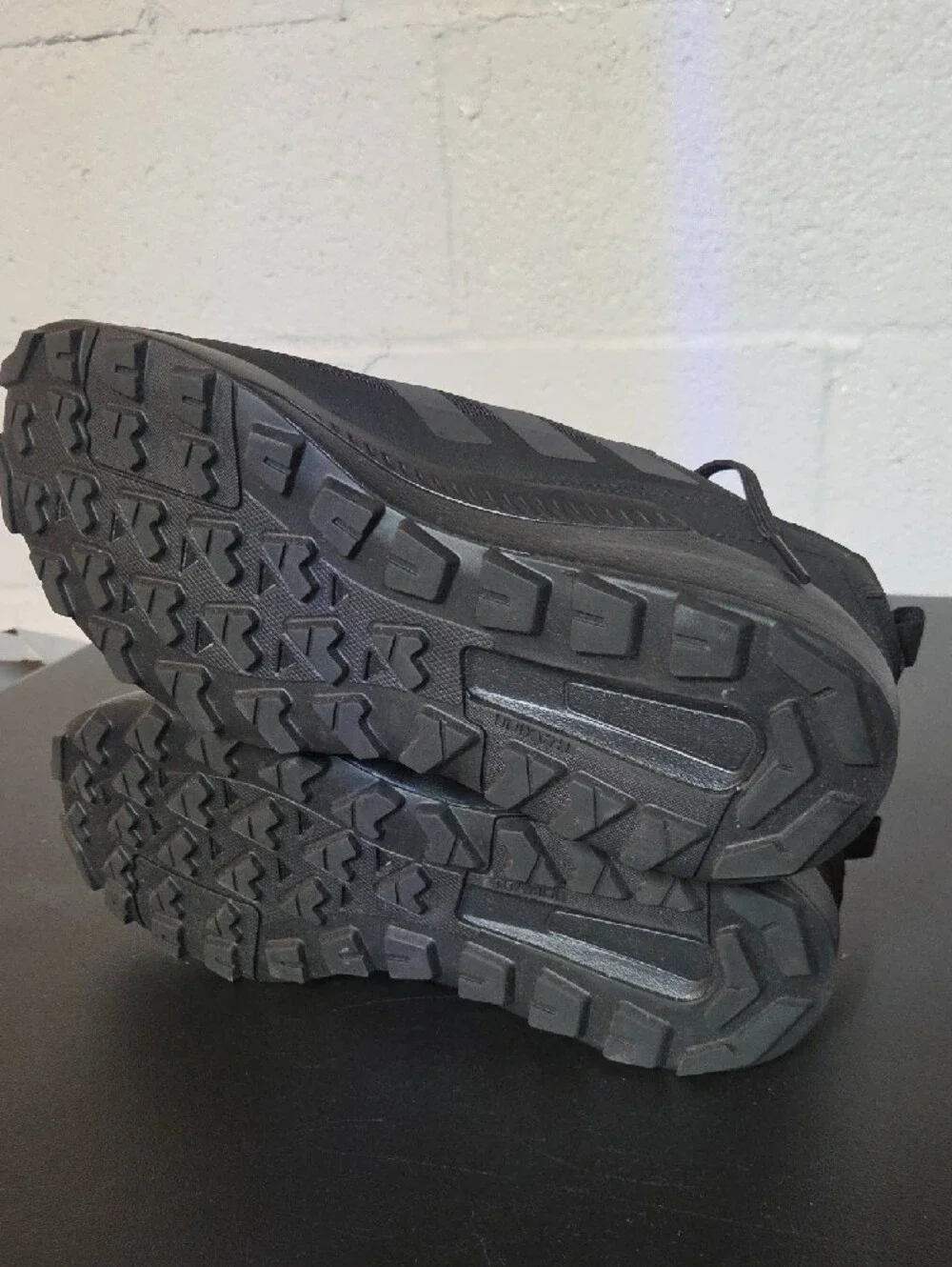 adidas Men's Black Low-Profile Trail Sneakers